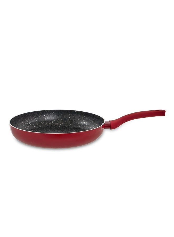 Yna Non-Stick Frypan, Red & Black - 28 Cm