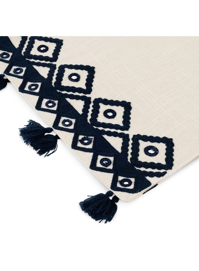 Yana Table Runner, Blue - 40X180 Cm