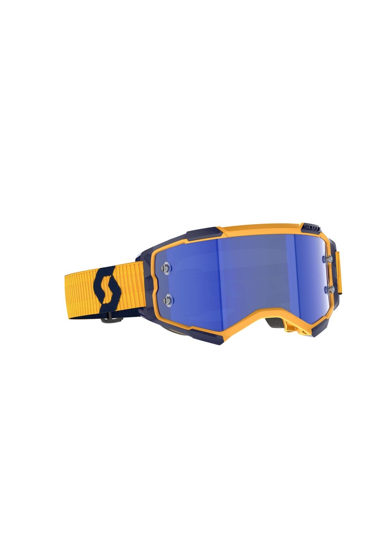 SCOTT Goggle fury dark yellow-dark blue chrome works