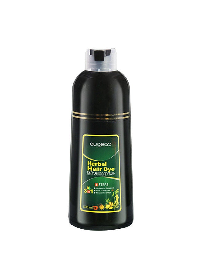 Augeas 500ml Foam Herbal Hair Dye Shampoo Mild Non-irritating Natural Long-lasting No Black Scalp Hair Care