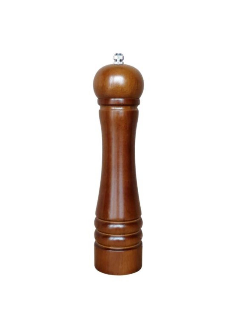 Wooden Pepper Mill Premium Finish Balance And Weight Confers 9.0