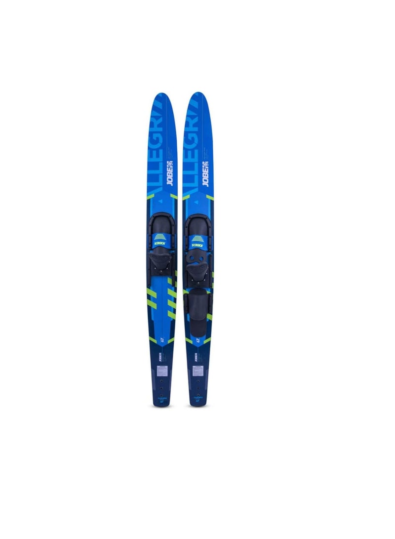 Allegre 67 Inches Skis Combo Package - Blue
