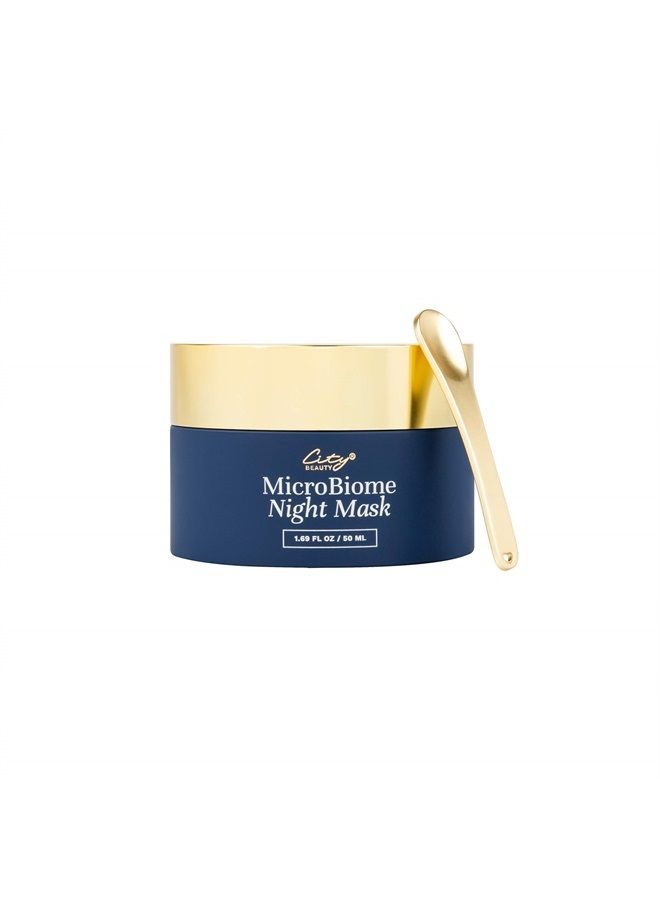 MicroBiome Night Mask - Nourishing Overnight Face Mask - Prebiotic & Probiotic Blend - Solution for Dull, Uneven Skin Tone, Large Pores, & Wrinkles - Anti-Aging Cruelty-Free Skin Care