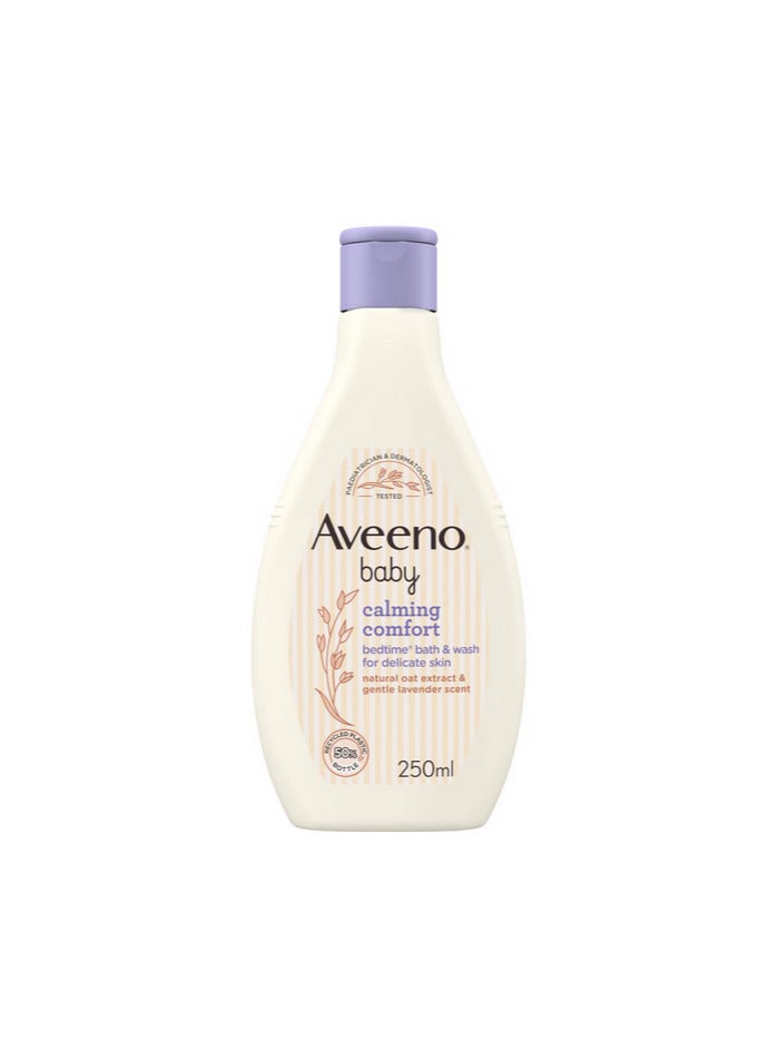 Aveeno Baby Calming Comfort Bedtime Bath and Wash 250ml