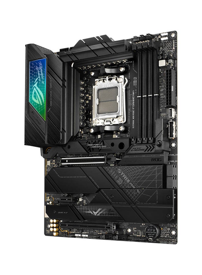 ROG STRIX X670E-F GAMING WIFI ATX Motherboard, AMD X670 Chipset, AM5 Socket, Intel 2.5 Gb Ethernet, Wi-Fi 6E, 4xDual Channel DDR5-6400, 128GB Max Memory, 4xSATA 6Gb/s, PCIe 5.0 | 90MB1BA0-M0EAY0