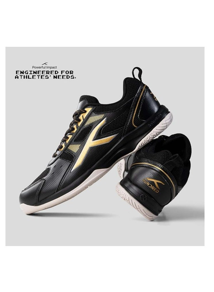 Raze Non-Marking Professional Badminton Shoes for Men| Material Upper: Polyester, Sole: Rubber | Suitable for Indoor Tennis/Squash/Table Tennis/Basketball & Padel