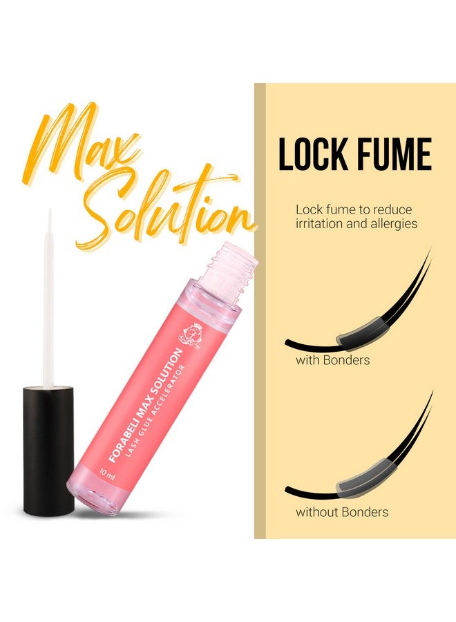 Lash Bonder And Sealer For Eyelash Extensionsmax Solution 15Mlforabeliaccelerates Curing Timeenhances Retentionreduces Glue Fumesprofessional Lash Extension Supplies