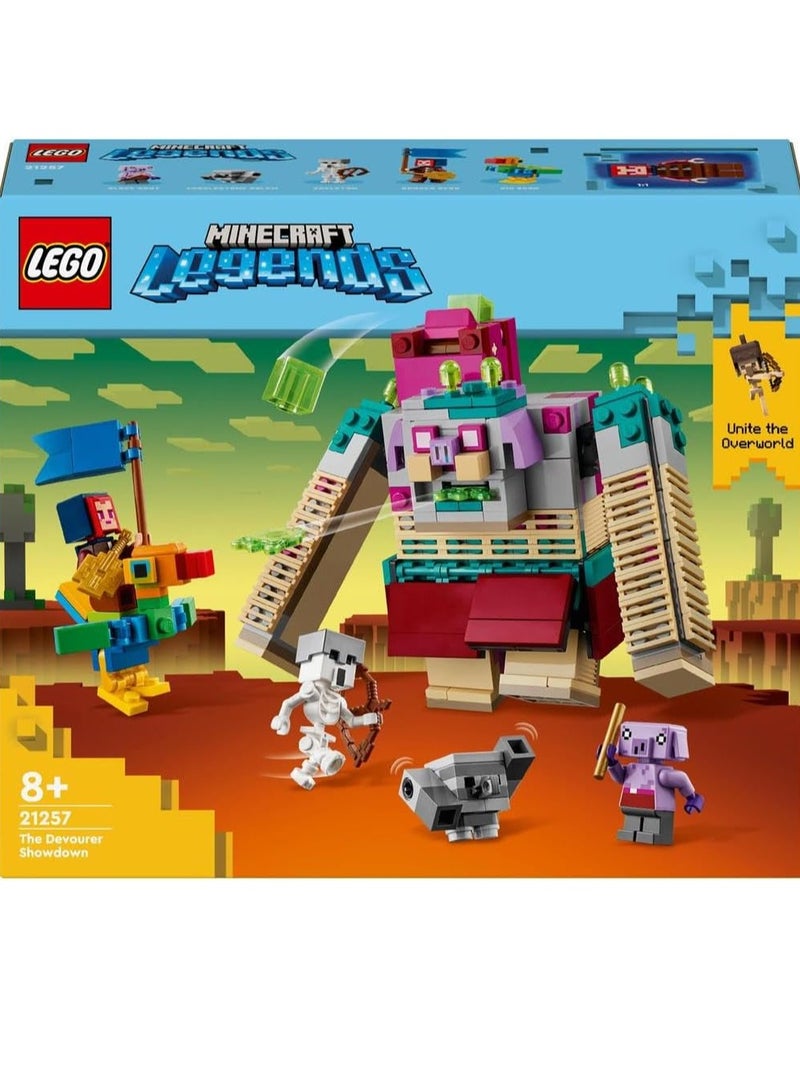LEGO Minecraft Legends The Devourer Showdown 21257 Building Blocks Toy Set (420 Pieces)