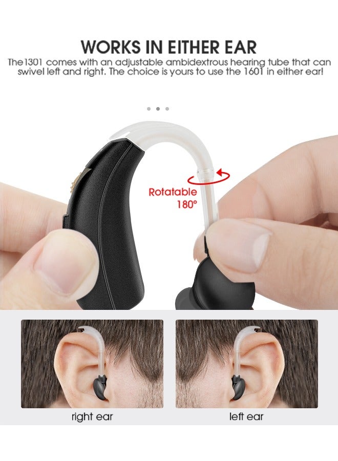 Hearing Aid VHP-1301 Rechargeable Wireless Amplifier For The Elderly Adult Rechargeable Deaf