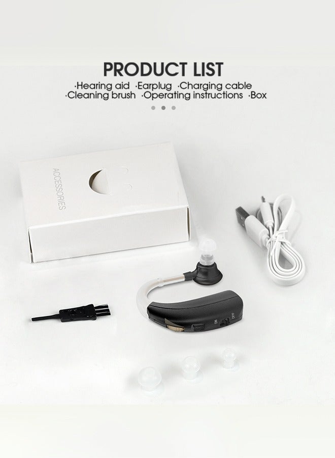 Hearing Aid VHP-1301 Rechargeable Wireless Amplifier For The Elderly Adult Rechargeable Deaf