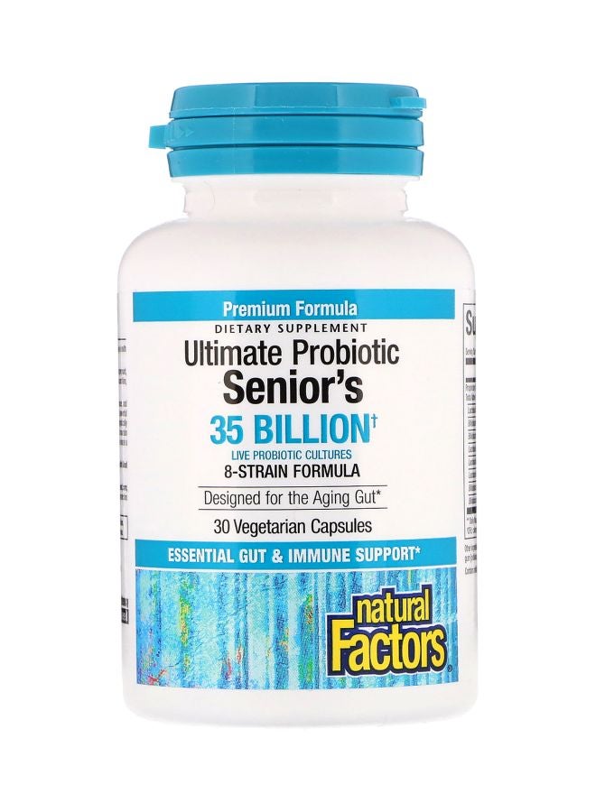 Ultimate Probiotic Senior's 35 Billion CFU - 30 Vegetarian Capsules