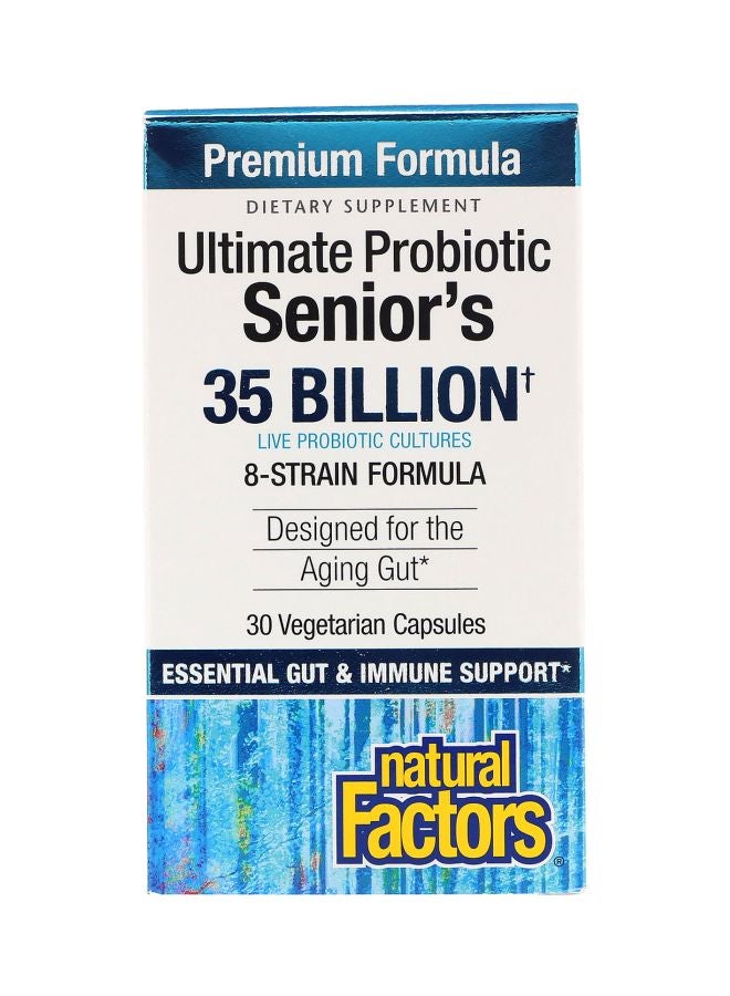 Ultimate Probiotic Senior's 35 Billion CFU - 30 Vegetarian Capsules