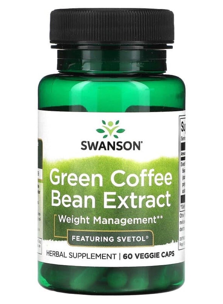 Swanson, Green Coffee Bean Extract, 60 Vegan Capsules