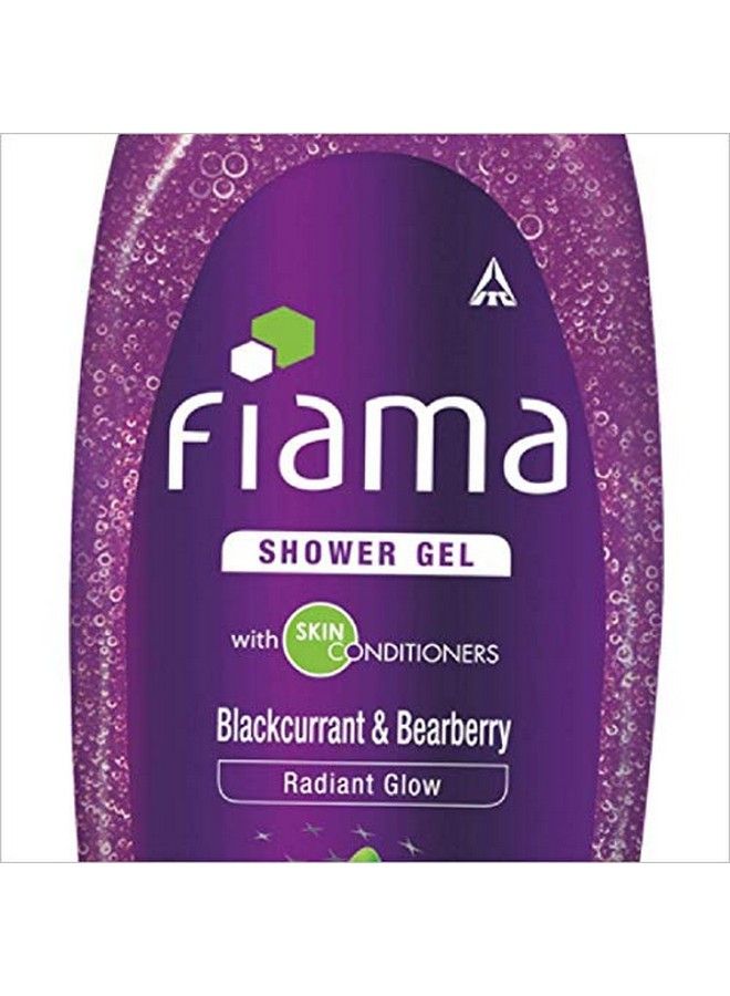 Blackcurrant And Bearberry Shower Gel 500Ml & Bath Essentials Igotyourback Loofah Combo