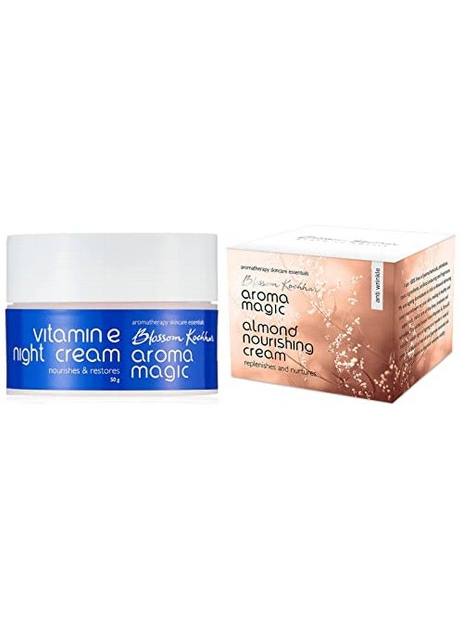 Vitamin E Night Cream 50G And Almond Nourishing Cream 50