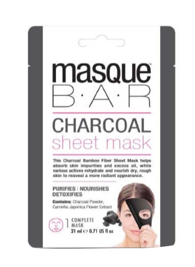 Charcoal Sheet Mask 3 Piece 63ml