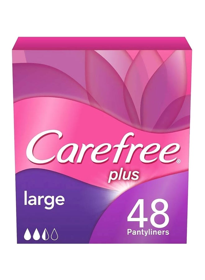 48-Piece Breathable Panty Liners L