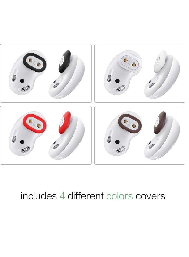 8 Pairs Ear Tips for Galaxy Buds Live Silicone Covers Eartips Accessories Compatible with Samsung Galaxy