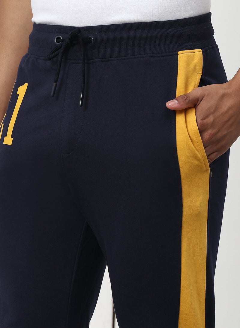 Regular Fit Joggers Blue/Grey/Mustard