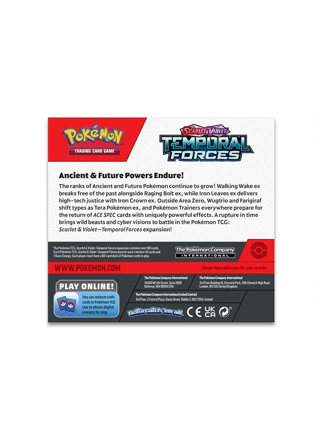 Pokémon TCG: Scarlet & Violet 5 (SV05) Temporal Forces Booster Box (36 Unit) Display