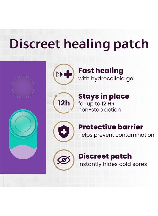 Discreet Cold Sore Healing Patch Twin Pack To Protect And Conceal Cold Sores 30 Patches
