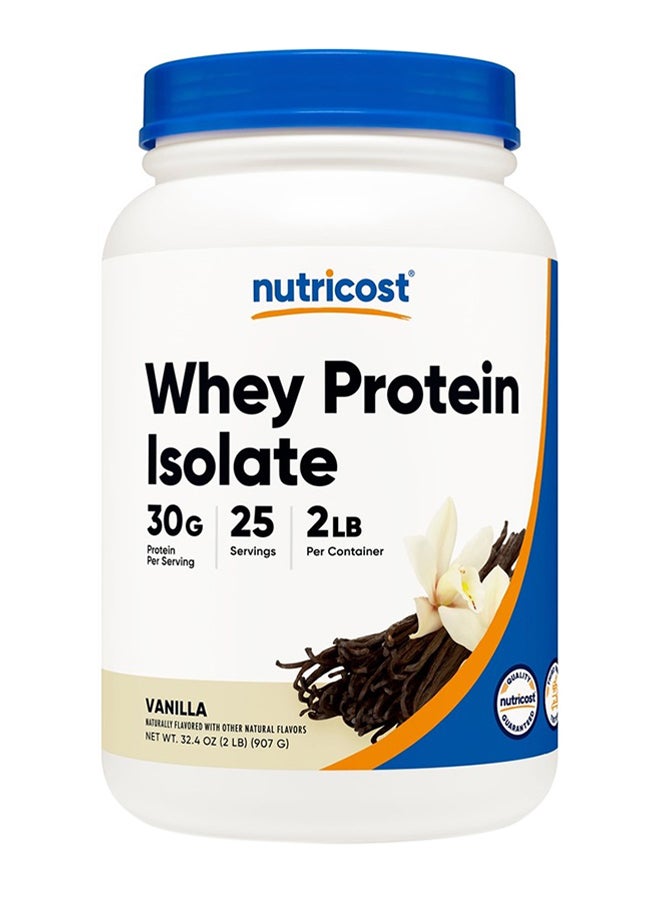 Whey Protein Isolate Powder Vanilla 2Lbs