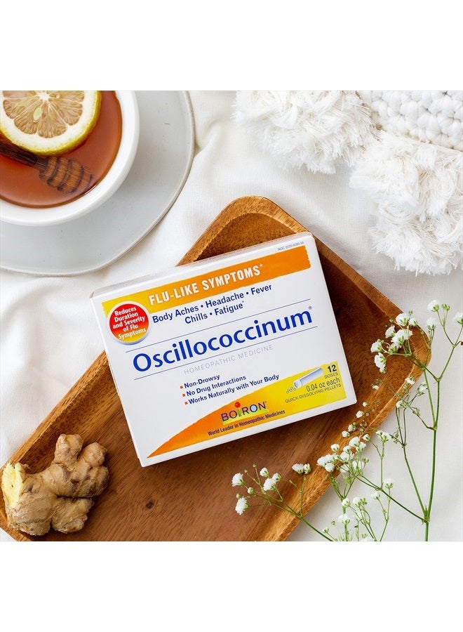 Oscillococcinum For Relief From Flulike Symptoms Of Body Aches Headache Fever Chills And Fatigue 12 Count