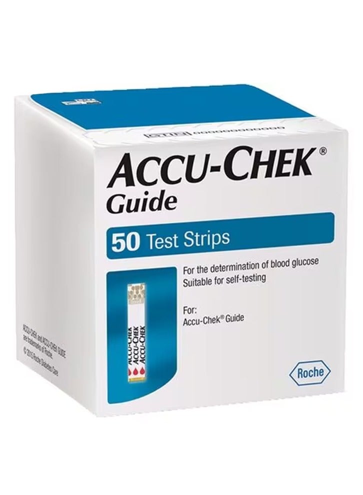 Accu-chek Guide Blood Glucose Test Strips (50 strips)