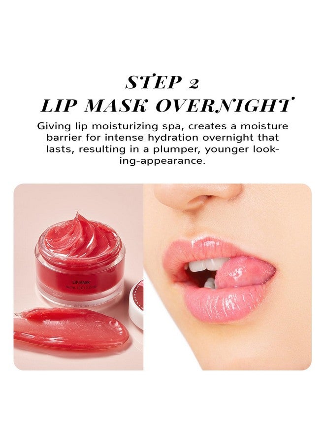 Anairui Lip Care Kitlip Mask & Lip Sugar Scrub Setovernight Lip Treatment Sleeping Mask & Lip Exfoliator Scrublip Balm Moisturizer For Dry Chapped Cracked Peel Lips Repair (Berries + Vc)