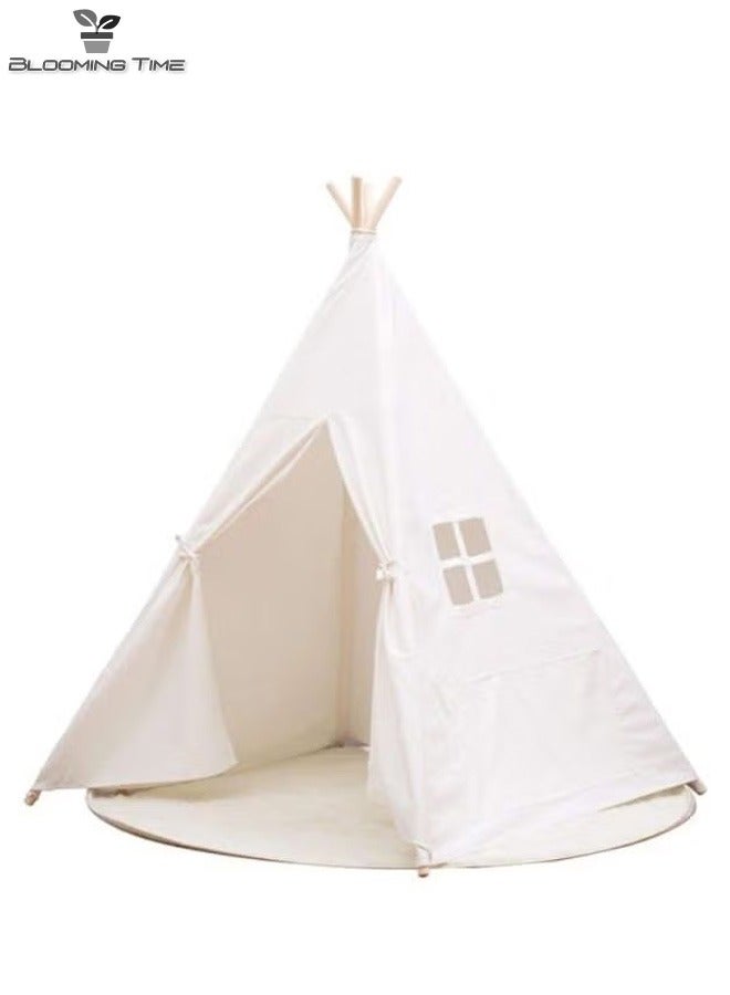 Portable Foldable Spire Tent, Can Be Used Both Indoors And Outdoors, Breathable, White 5.3x4.1x35.11CM