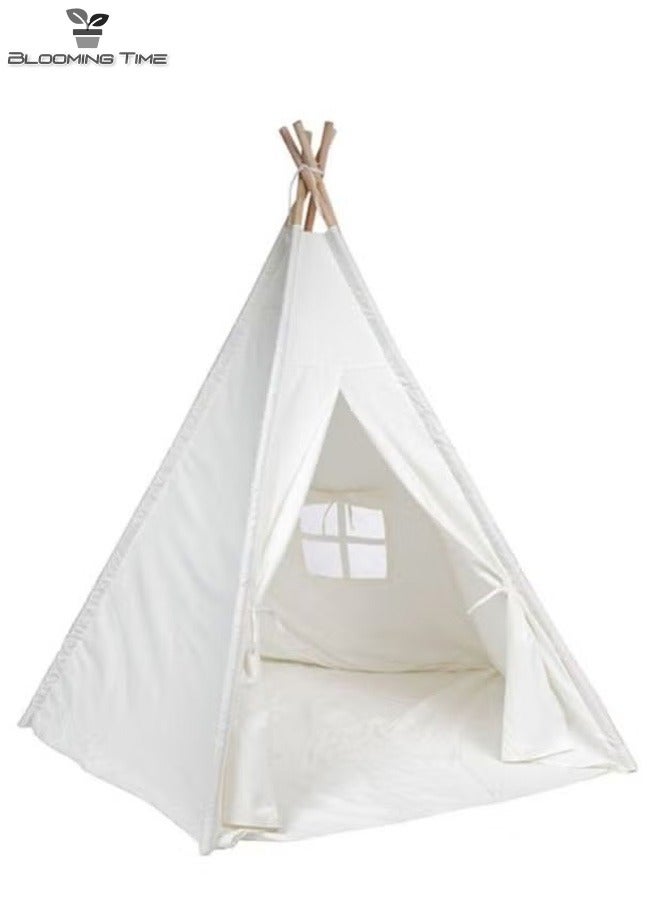 Portable Foldable Spire Tent, Can Be Used Both Indoors And Outdoors, Breathable, White 5.3x4.1x35.11CM