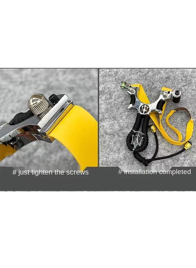 Hunting Slingshots Set, Professional Laser Slingshot for Outdoor Hunting,Adult high-speed catapult slingshot,100 Ammo Balls and 2 Rubber Bands.