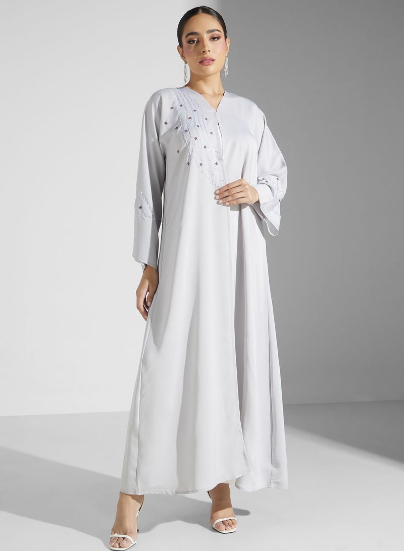 Embellished Detail Abaya