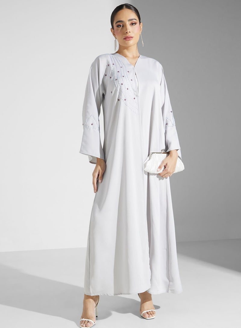 Embellished Detail Abaya