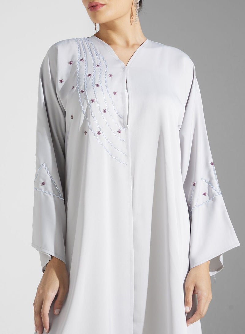 Embellished Detail Abaya