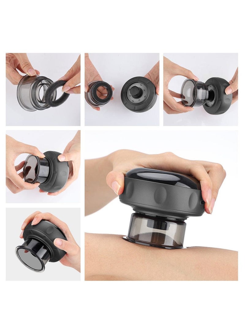 Modern Healing: Black Electric Cupping Therapy Massager