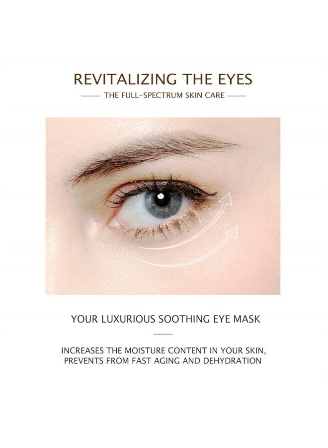 30 Pairs Eye Mask Moisturizing Hydrating Anti-Wrinkle Anti-Aging Remove Dark Circles Smooth Nourishing Refreshing (GREEN)