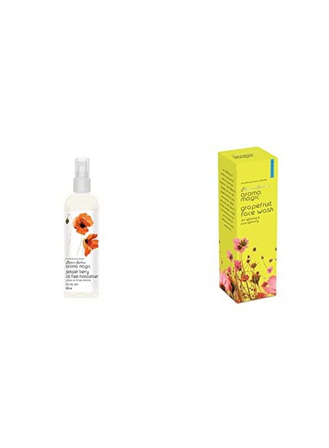 Juniper Berry Oil Free Moisturiser 100Ml & Face Wash 100 Ml (Grapefruit)