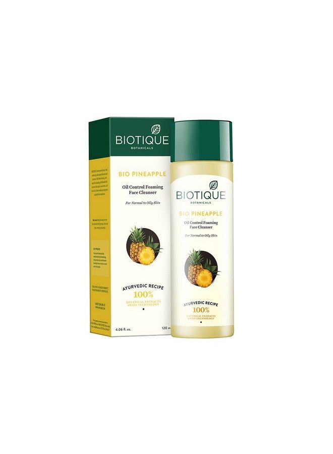 Bio Pineapple Oil Control Foaming Face Cleanser + Bio Cucumber Pore Tightening Toner With Himalayan Waters + Bio Winter Green Spot Correcting Anti Acne Cream (Pack Of 2)