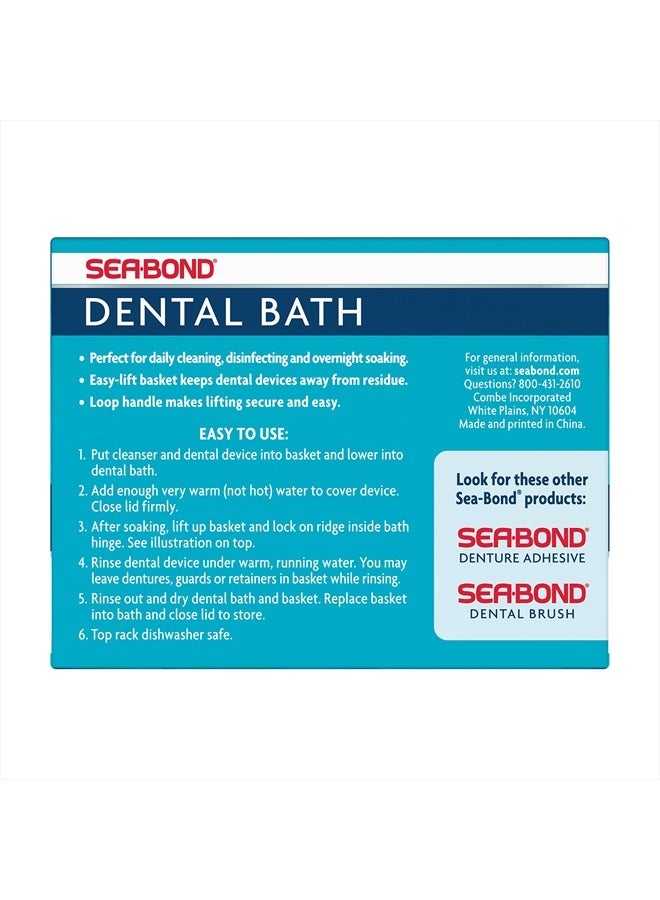 Sea Bond Denture Bath, Colors May Vary