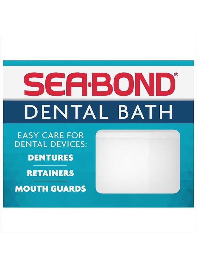 Sea Bond Denture Bath, Colors May Vary