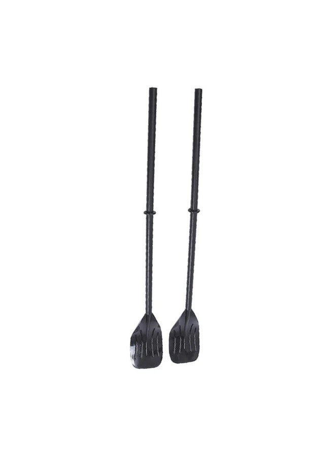 1 Pair Plastic Oars Accessories For Float Boat Oars Canoe Paddle Black French Inflatable Rowing Boat Accessories Boat Oars Row Boat Oars