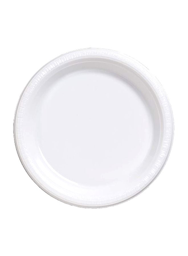 50-Piece Plastic Lunch Plates 28000011B