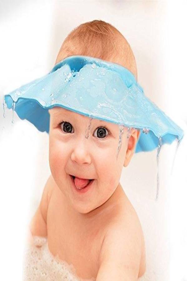 3Piece For 1 Set Of Baby Shower Cap Bath Shampoo Cap Hat