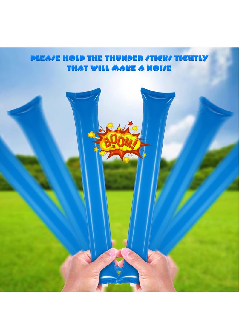 44 Thunder Sticks Inflatable Noisemakers Cheerleading Plastic Clapping Gear Football Games Party Sporting Events