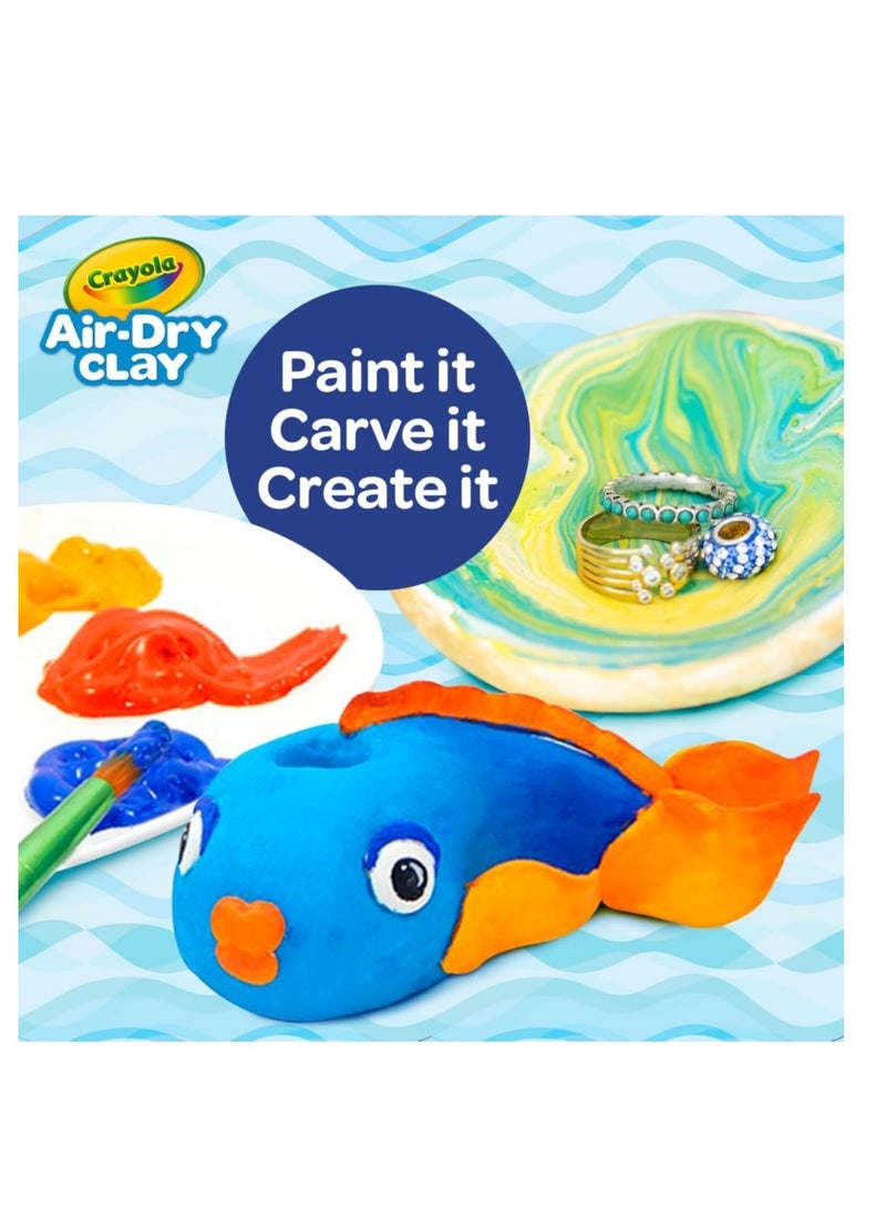 Crayola Air Dry Clay (5lbs), Natural White Modeling Clay for Kids, Sculpting Material, Bulk Craft Supplies for School Classrooms [Amazon Exclusive]