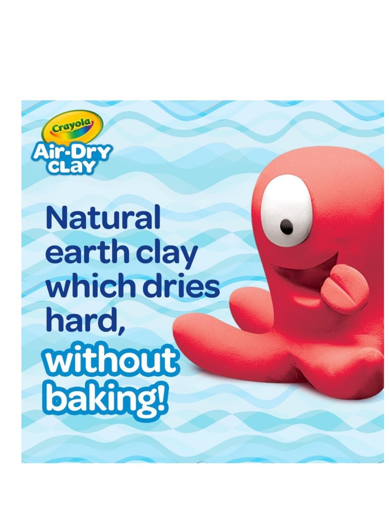 Crayola Air Dry Clay (5lbs), Natural White Modeling Clay for Kids, Sculpting Material, Bulk Craft Supplies for School Classrooms [Amazon Exclusive]