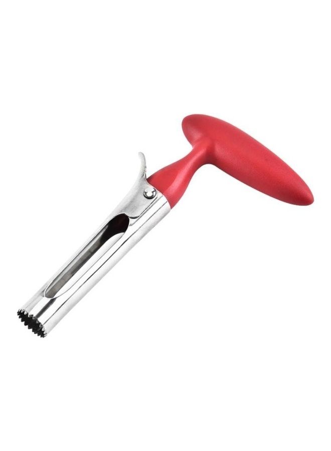 Stainless Steel Fruit Corer Red/Silver