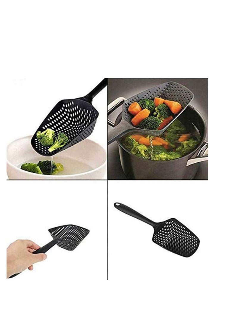 Strainer Scoop Skimmer Spoon with Long Handle for Water Leaking Cooking Baking Supplies Drain Shovel Strainers Shovels Ice