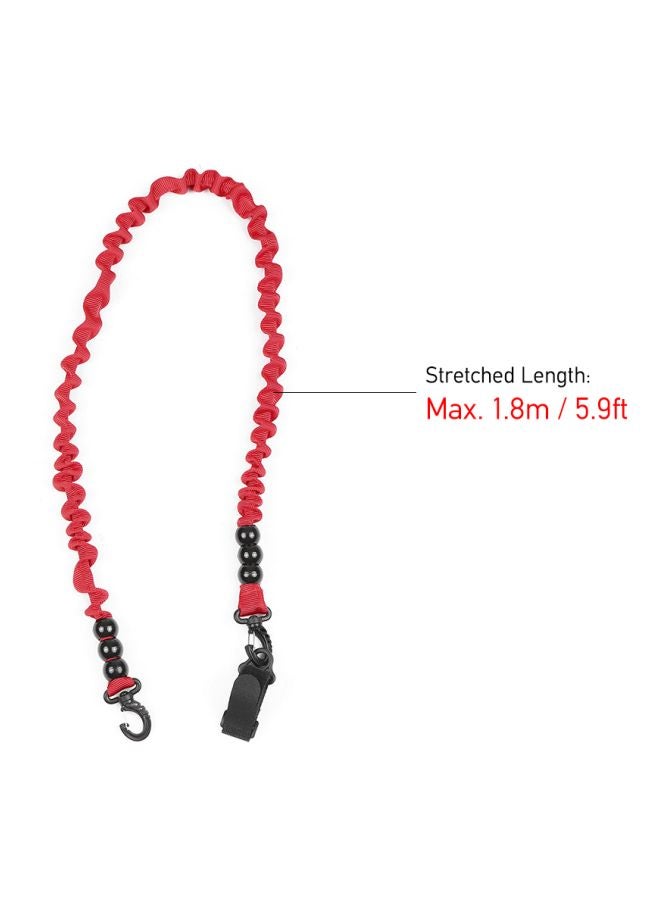 Elastic Paddle Safety Leash With Beads 18x5x14cm